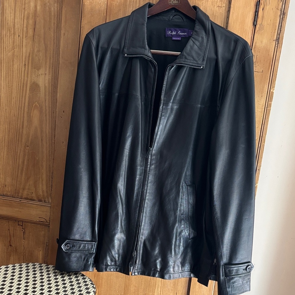 Sophisticated Black Leather Jacket